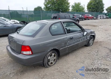 2001 Hyundai Accent Gs из США, поврежденный, VIN KMHCG35CX1U084668